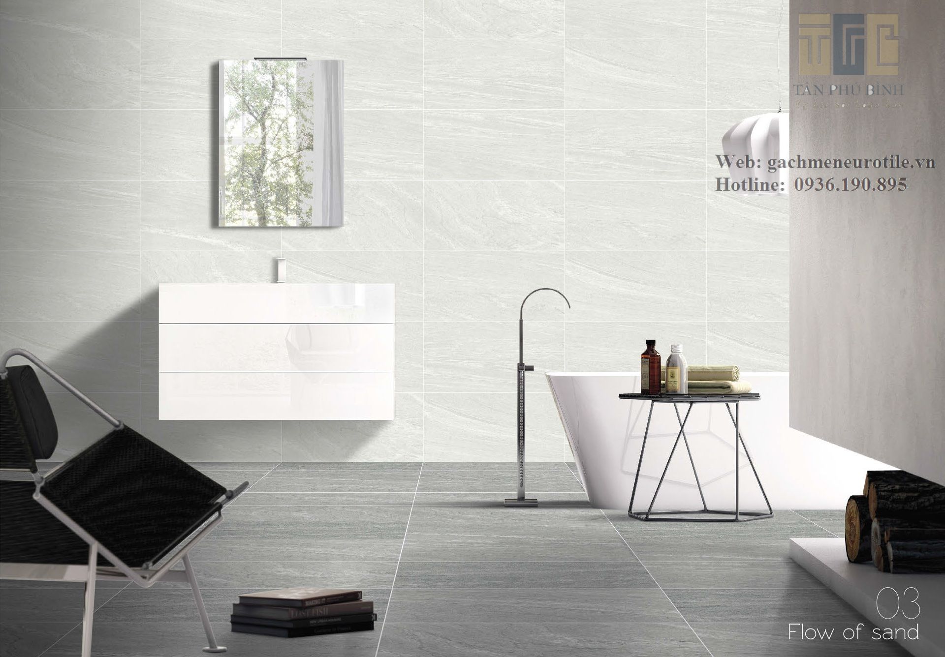 Layout 1 gạch ốp Eurotile 300x600 LUS G01